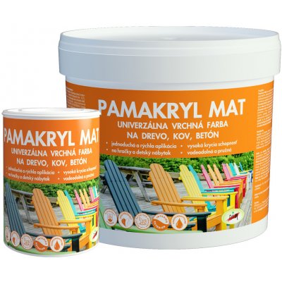 Pamakryl MAT oceľ,0,4kg