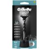Gillette Mach3 Charcoal holiaci strojček + hlavice 6ks