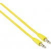 VALUELINE JACK audio kábel, JACK 3,5mm konektor - JACK 3,5mm konektor, 1m, žltý VLMP22000Y1_00