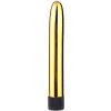 Hladký vibrátor Classics Chrome Vib Slim Gold