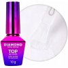Hybridný lak Molly Nails bezfarebný Diamond Top 10 ml na zdobenie nechtov