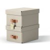 LEITZ úložný box, karton, velikost S, 2 ks béžový 61470012