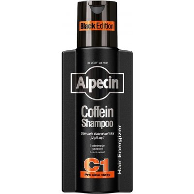 Alpecin Kofeínový šampón proti vypadávaniu vlasov C1 Black Edition (Coffein Shampoo) 250 ml