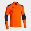 Joma Danubio Sweatshirt Gray mikina oranžová čierna