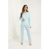 dámske bavlnené pyžamo Regina 708 Z25/26 tyrkys