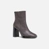 Dark grey women's ankle boots Geox Teulada - Women's šedá 38 GEOX 8056206921139