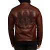 bunda pánska AFFLICTION - CODE OF HONOR - BROWN - 110OW418-BR