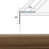 EFFECTOR Schodová lišta A36 Orech Chille 270 cm samolepiaca