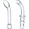 Glas - G-Spot Pleasure Glass Dildo Set 2 pcs - Sklenené Dildo