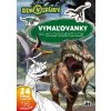 Vymaľovanky so samolepkami - Dinosaury A4