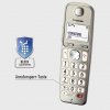 Panasonic Bezdrôtový telefón Panasonic KX-TGE260GN so záznamníkom šampanské