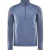 CRAFT ADV SubZ Sweater 3 1913614 pánska bunda - modrá (362000) - XL