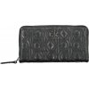 Elegantná Dámska Peňaženka Calvin Klein Re-Lock Quilt K60K608607 Čierna Trapuntovaná 20x10x3 cm RFID Farba: čierna, Veľkosť: 20X10X3