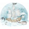 lovel Nálepka na stenu Ocean - loď DK450