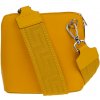 NovaKabelka.sk Grana Gialla s prídavným popruhom III kožená talianska crossbody kabelka žltá