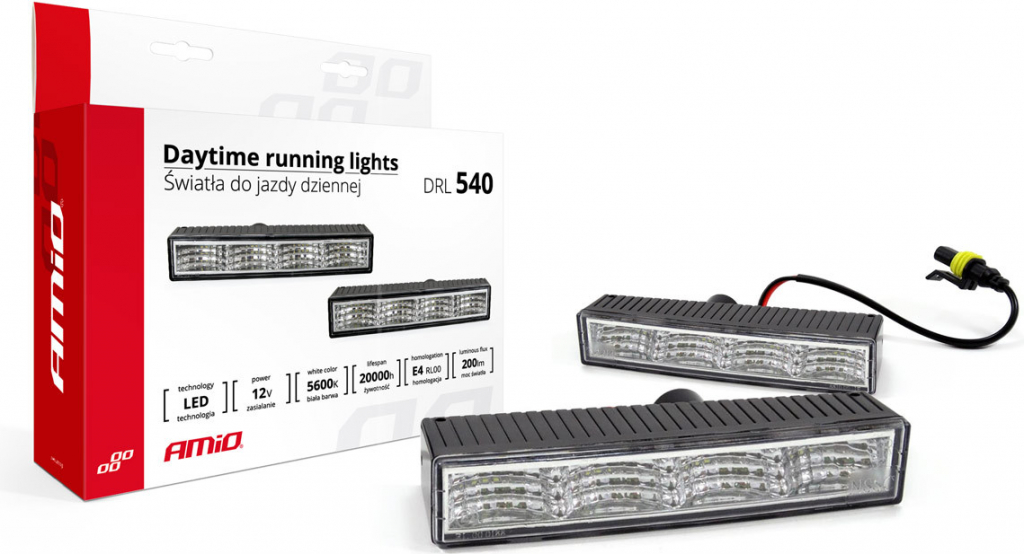 Amio LED denné svietenie DRL 540