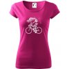 Cyklo kostra - Dámske tričko Pure - XS ( Fuchsiová )