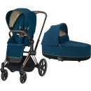 Kočík Cybex kombinovaný Priam s rose gold podvozkom Soho Grey 2020