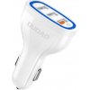 Dudao nabíjačka do auta Quick Charge Quick Charge 3.0 QC3.0 2.4A 18W 3x USB (R7S) - Biela KP14092