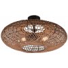TRIO 612300236 HEDDA stropné svietidlo D520mm 2xE27 matná čierna, sisal
