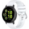 Remienok Solid Wristband biely pre Garmin Vivoactive 5