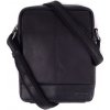 Segali pánska kožená crossbody taška 171 black
