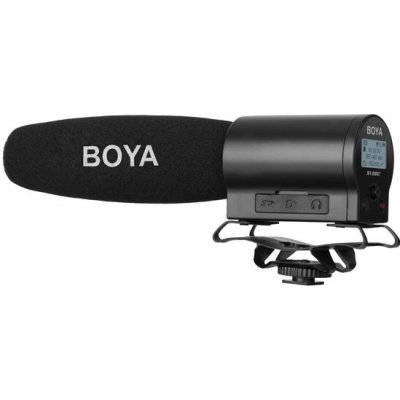 Mikrofón BOYA BY-DMR7 smerový, pre fotoaparáty, TRS