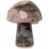 Nefertitis Gua sha na tvár z labradoritu Mushroom NF22229 - cca 2 cm
