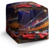 Sablio Taburet Kocka Ferrari na ulici - 40x40x40 cm