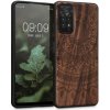 Drevené púzdro s dizajnom indické slnko kwmobile Xiaomi Redmi Note 11 Pro / Note 11 Pro (5G) tmavě hnědá
