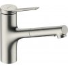 Hansgrohe Zesis M33, drezová batéria 150, s výsuvnou spŕškou, vzhľad nerezový, HAN-74800800