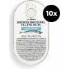 GymBeam Filety z údenej makrely v oleji 10 x 170 g