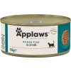 Výhodné balenie Applaws krmivo pre mačky vo vývare 24 x 156 g - morské ryby
