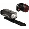 LEZYNE Set svetiel MINI Drive 400XL a Femto USB čierne, 400 Lumenov
