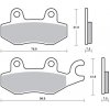 TECNI BRAKE PADS MSR455 SINTER METAL