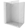 Mexen Velar sprchový panel posuvný Walk-in 140 x 200 cm, transparent 8 mm, biely - 871-140-000-03-20