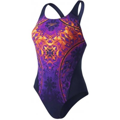 Speedo GemstoneFlash Recordbreaker Navy/Diva/Fluo oranžová