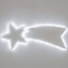 LED motív kométa 100x40cm, 230V vonkajšie, Flash studená biela (LED kométa - vianočný motív)