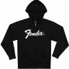 Fender Transition Logo Zip Front Black 2XL Mikina