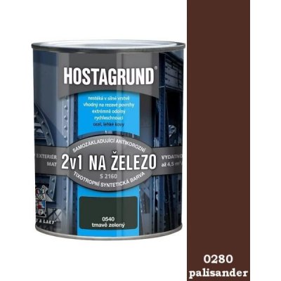 HOSTAGRUND S2160, 0280 palisander 2v1 na železo 0,6 l