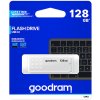 Goodram USB flash disk, USB 2.0, 128GB, UME2, biely, UME2-1280W0R11, USB A, s krytkou