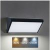 Brilagi | Brilagi - LED Vonkajšie nástenné svietidlo TRIANGLE LED/20W/230V čierna IP65 | BG1016