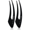 Janeke Hair Clip sponky do vlasov Black 13 cm