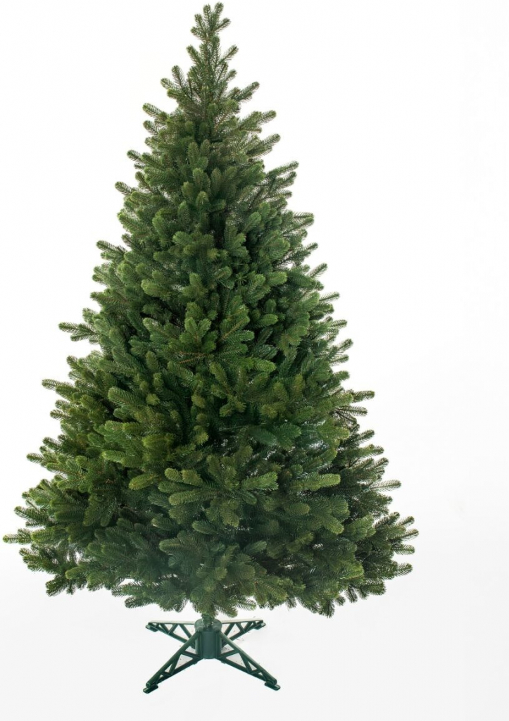Elegantný Artium vianočný stromček Full 3D Smrek Lux, dvojfarebný a 120cm vysoký, dodá Vianociam tú správnu atmosféru.