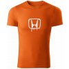 T-ričko Honda pánske tričko Farba trička: Oranžová, Farba potlače: Biela, Veľkosť: 3XL