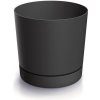 PROSPERPLAST Kvetináč TUBO P, 17,8 × 17,5 cm, antracit