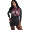 Yakuza Grunge Line Allover Lite Hoodie Kleid GKB 20118 anthracit