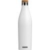 Dvojstenná fľaša na vodu 0,7 l, biela Sigg
