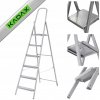 KADAX 6-STUPŇOVÝ OCEĽOVÝ REBRÍK, MULTIFUNKČNÝ, JEDNOSTRANNÝ, SKLADACÍ