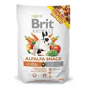 Brit Animals Alfalfa Snack pre hlodavce 100 g